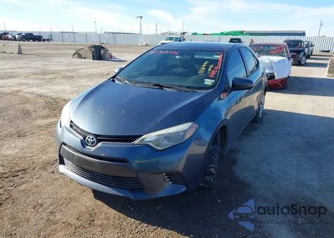 2015 Toyota Corolla Le из США, поврежденный, VIN 2T1BURHE5FC322794